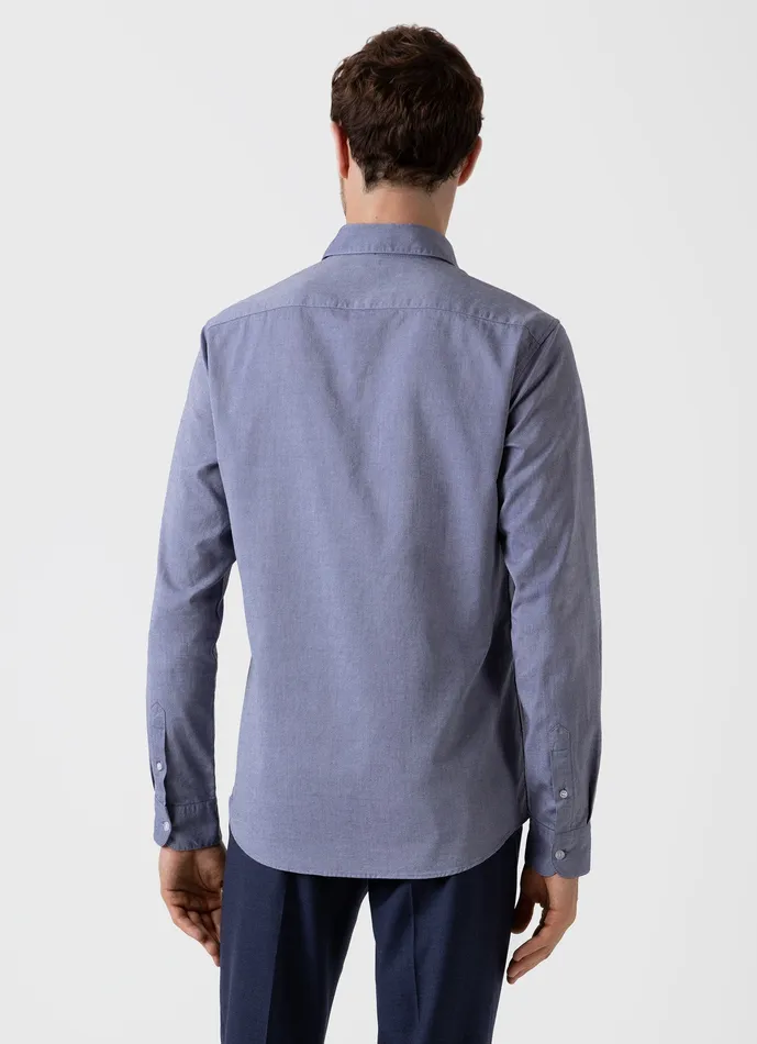 ussunspel Shirts Men Oxford Shirt Dark Blue ussunspel Shirts Men Oxford Shirt Dark Blue