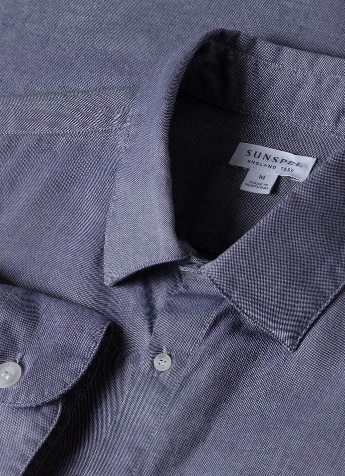 ussunspel Shirts Men Oxford Shirt Dark Blue ussunspel Shirts Men Oxford Shirt Dark Blue