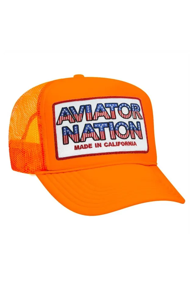 Usa Patriotic Vintage Trucker Hat WomenMen Aviator Nation Trucker Hats