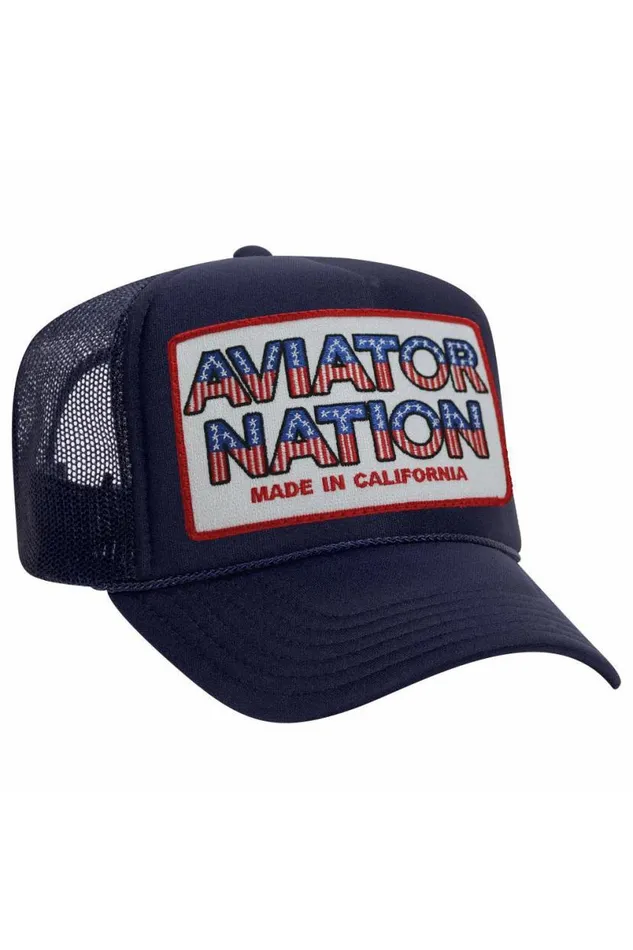 Usa Patriotic Vintage Trucker Hat WomenMen Aviator Nation Trucker Hats