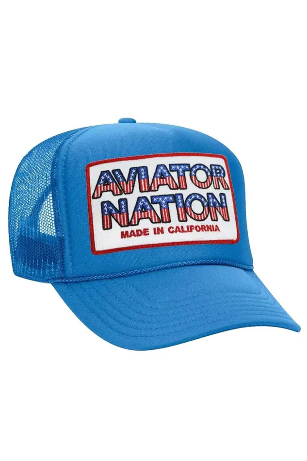 Usa Patriotic Vintage Trucker Hat WomenMen Aviator Nation Trucker Hats