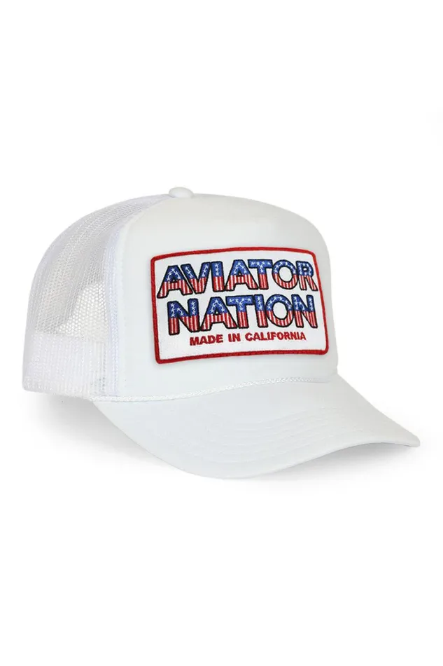 Usa Patriotic Vintage Trucker Hat WomenMen Aviator Nation Trucker Hats