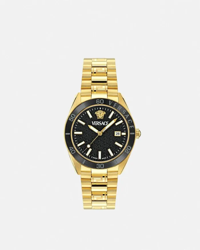 VDome Watch Blackgold Men Versace Watches