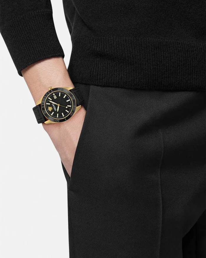 VDome Watch Blackgold Men Versace Watches