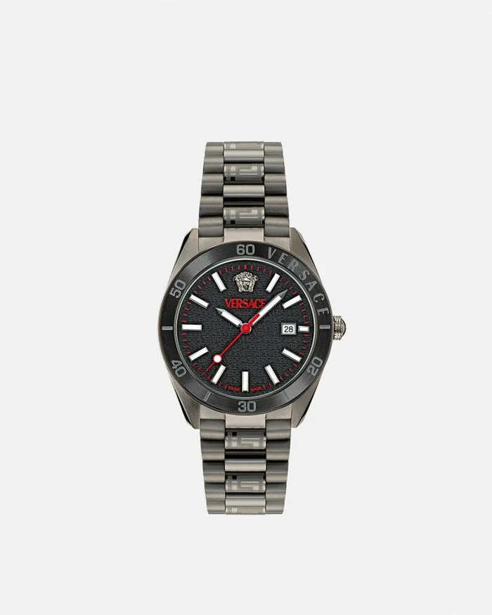 VDome Watch Black Men Versace Watches