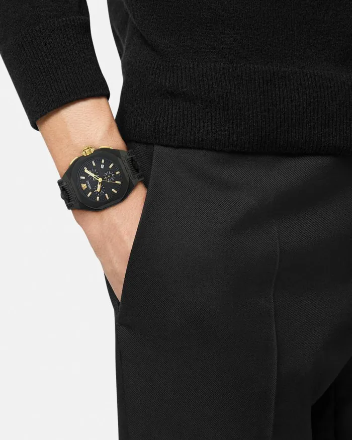 VLegend Chrono Watch Black Men Versace Watches