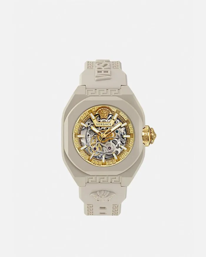 VLegend Skeleton Watch Beige WomenMen Versace Watches
