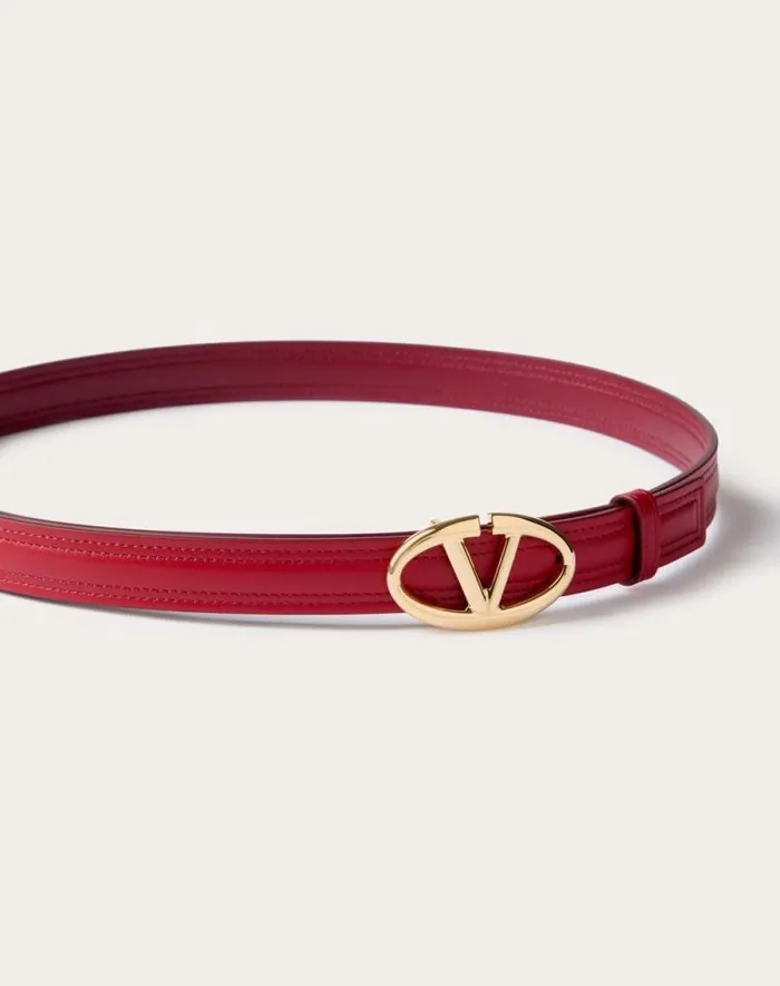 Valentino Belts Woman The Bold Edition Vlogo Shiny Calfskin Belt 20 Mm For Woman In Rosso Valentinodark Red Rosso Valentinodark Red Valentino Belts Woman The Bold Edition Vlogo Shiny Calfskin Belt 20 Mm For Woman In Rosso Valentinodark Red Rosso Valentinodark Red