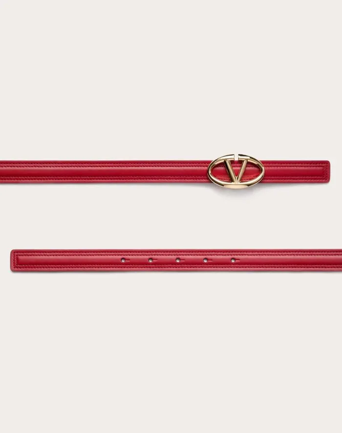 Valentino Belts Woman The Bold Edition Vlogo Shiny Calfskin Belt 20 Mm For Woman In Rosso Valentinodark Red Rosso Valentinodark Red Valentino Belts Woman The Bold Edition Vlogo Shiny Calfskin Belt 20 Mm For Woman In Rosso Valentinodark Red Rosso Valentinodark Red