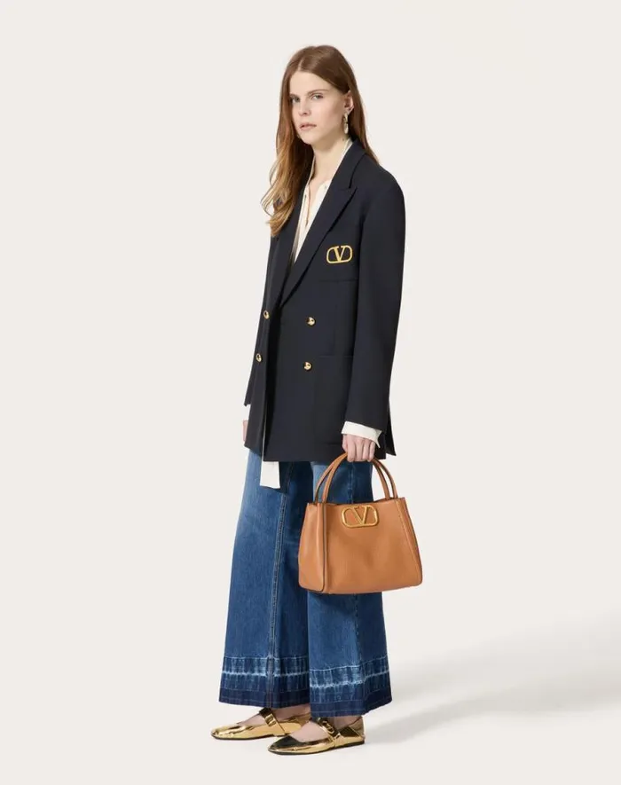 Valentino Jackets And Blazers Woman Formal Natte039 Jacket For Woman In Navy Navy Valentino Jackets And Blazers Woman Formal Natte039 Jacket For Woman In Navy Navy