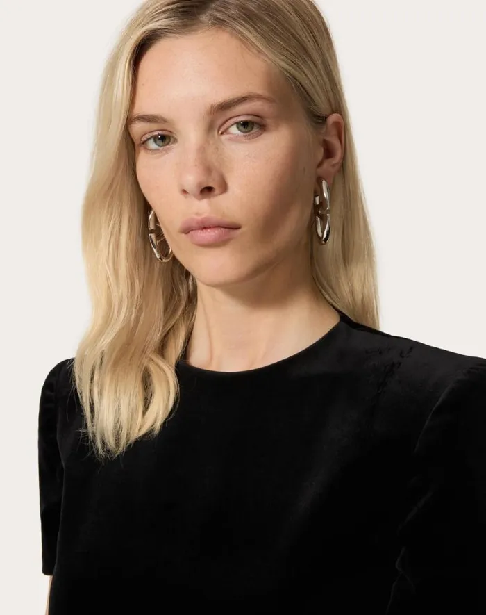 Valentino Jewelry Woman Vlogo The Bold Edition Metal Earrings For Woman In Transparent Transparent Valentino Jewelry Woman Vlogo The Bold Edition Metal Earrings For Woman In Transparent Transparent
