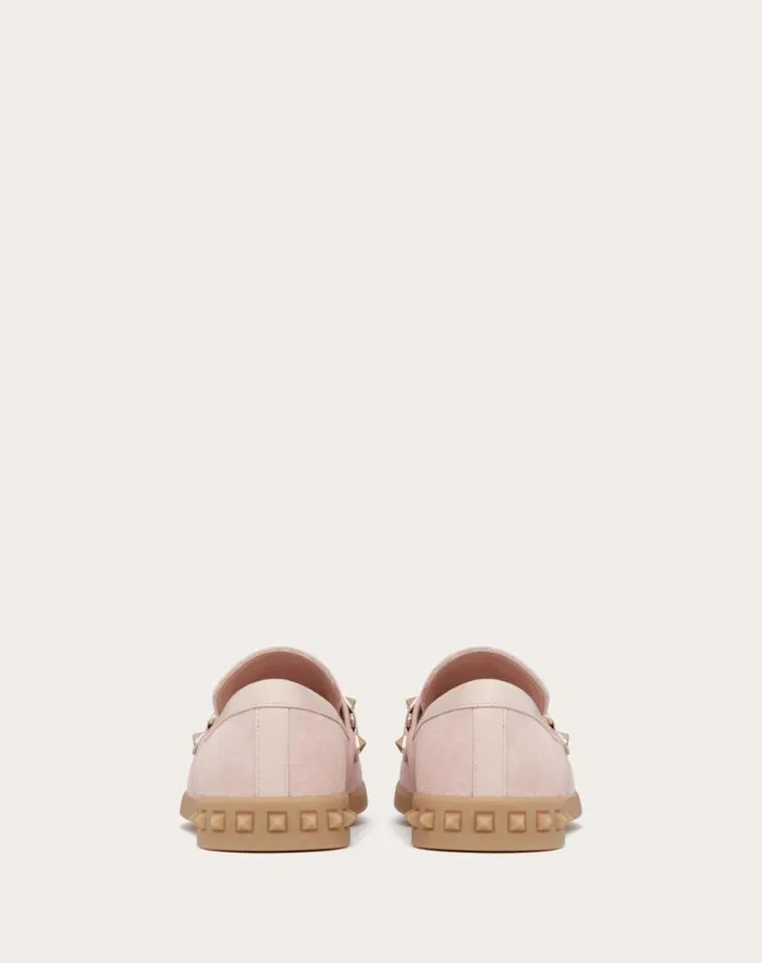 Valentino Loafers And Oxfords Woman Leisure Flows Split Leather Loafer For Woman In Light Camel Light Camel Valentino Loafers And Oxfords Woman Leisure Flows Split Leather Loafer For Woman In Light Camel Light Camel
