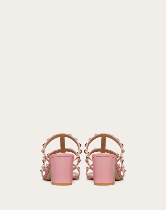 Valentino Sandals Woman Rockstud Calfskin Leather Slide Sandal 60 Mm For Woman In Light Ivory Light Ivory Valentino Sandals Woman Rockstud Calfskin Leather Slide Sandal 60 Mm For Woman In Light Ivory Light Ivory