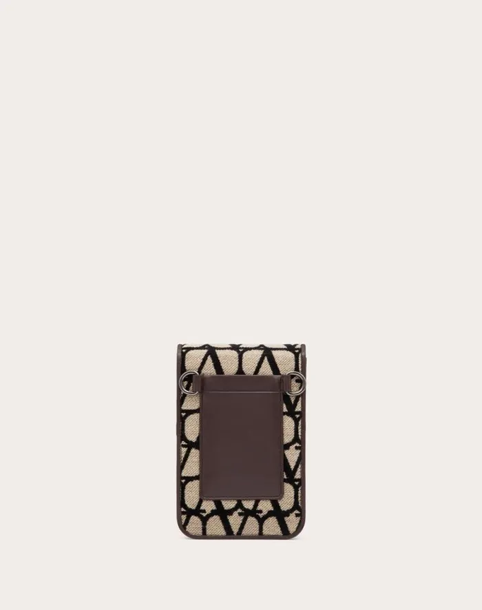 Valentino Shoulder Bags Man Loco039 Toile Iconographe Cross Body Mini Bag For Man In Beigeblack Beigeblack Valentino Shoulder Bags Man Loco039 Toile Iconographe Cross Body Mini Bag For Man In Beigeblack Beigeblack