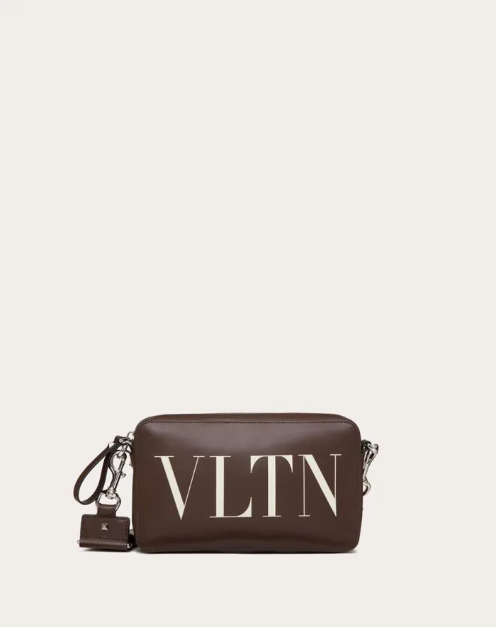 Valentino Shoulder Bags Man Vltn Leather Crossbody Bag For Man In Blackwhite Blackwhite Valentino Shoulder Bags Man Vltn Leather Crossbody Bag For Man In Blackwhite Blackwhite