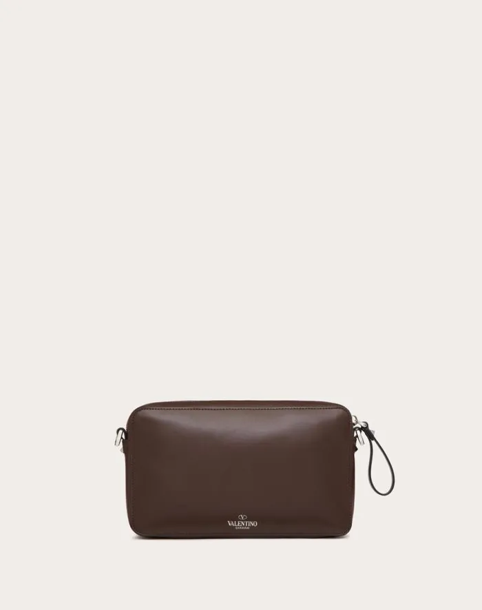 Valentino Shoulder Bags Man Vltn Leather Crossbody Bag For Man In Blackwhite Blackwhite Valentino Shoulder Bags Man Vltn Leather Crossbody Bag For Man In Blackwhite Blackwhite