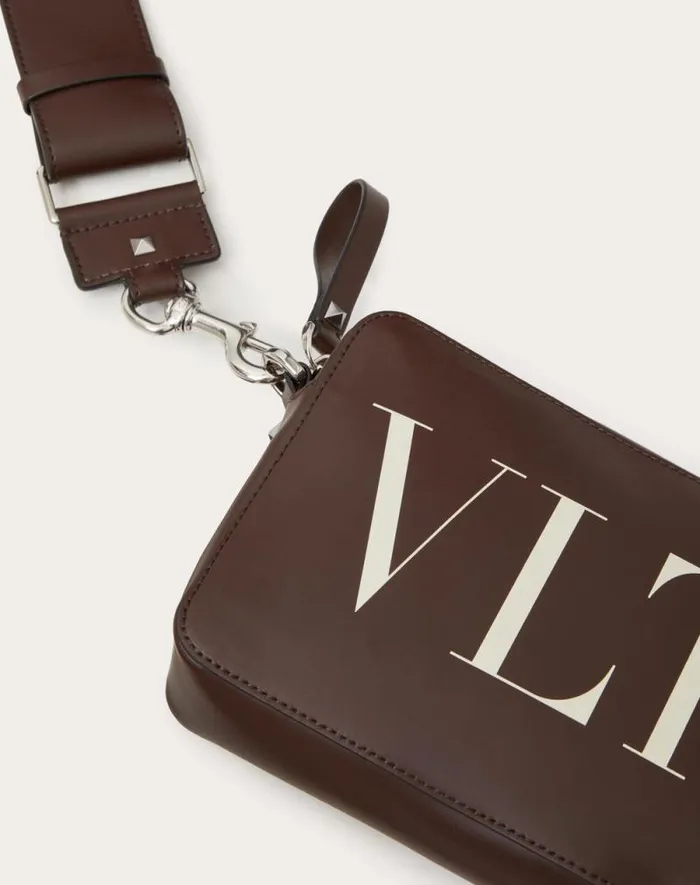 Valentino Shoulder Bags Man Vltn Leather Crossbody Bag For Man In Blackwhite Blackwhite Valentino Shoulder Bags Man Vltn Leather Crossbody Bag For Man In Blackwhite Blackwhite