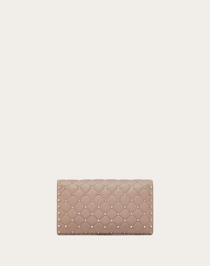 Valentino Shoulder Bags Woman Rockstud Spike Nappa Leather Crossbody Clutch Bag For Woman In Black Black Valentino Shoulder Bags Woman Rockstud Spike Nappa Leather Crossbody Clutch Bag For Woman In Black Black