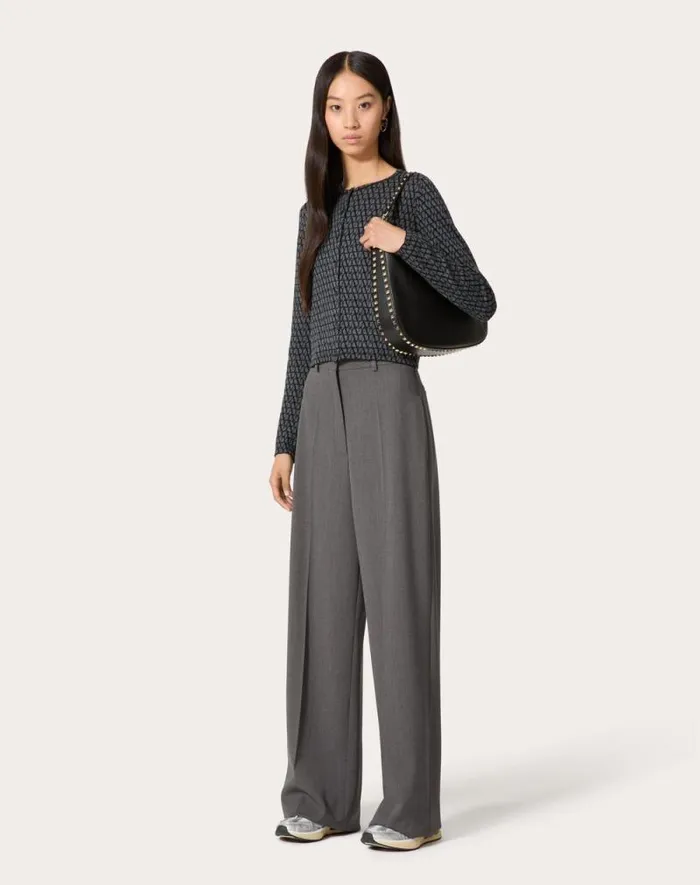 Valentino Shoulder Bags Woman Valentino Garavani Rockstud Hobo Bag In Grainy Calfskin For Woman In Almond Almond Valentino Shoulder Bags Woman Valentino Garavani Rockstud Hobo Bag In Grainy Calfskin For Woman In Almond Almond