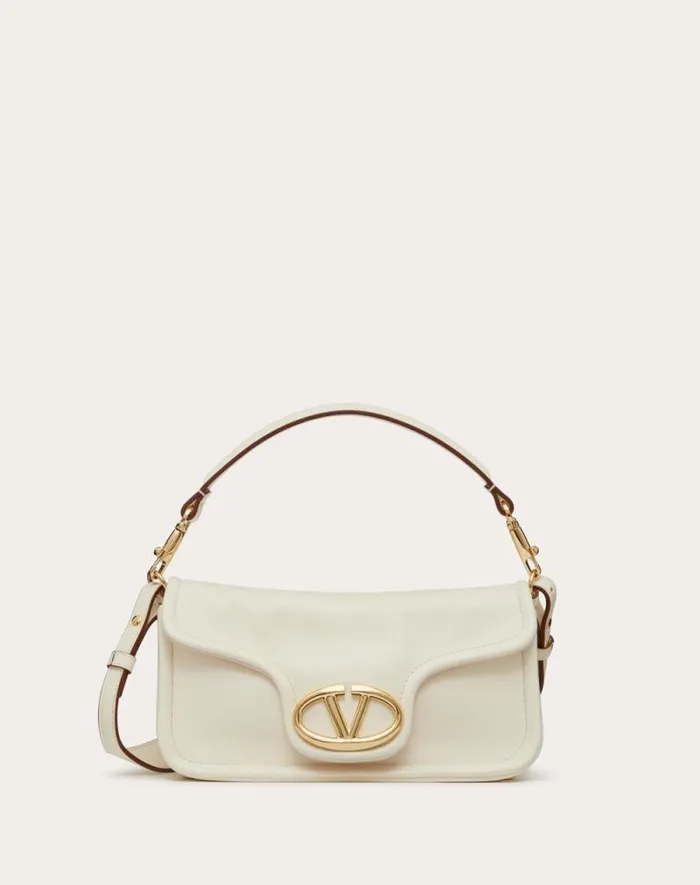 Valentino Shoulder Bags Woman Vlogo 1960 Nappa Leather Medium Shoulder Bag For Woman In Ivory Ivory Valentino Shoulder Bags Woman Vlogo 1960 Nappa Leather Medium Shoulder Bag For Woman In Ivory Ivory