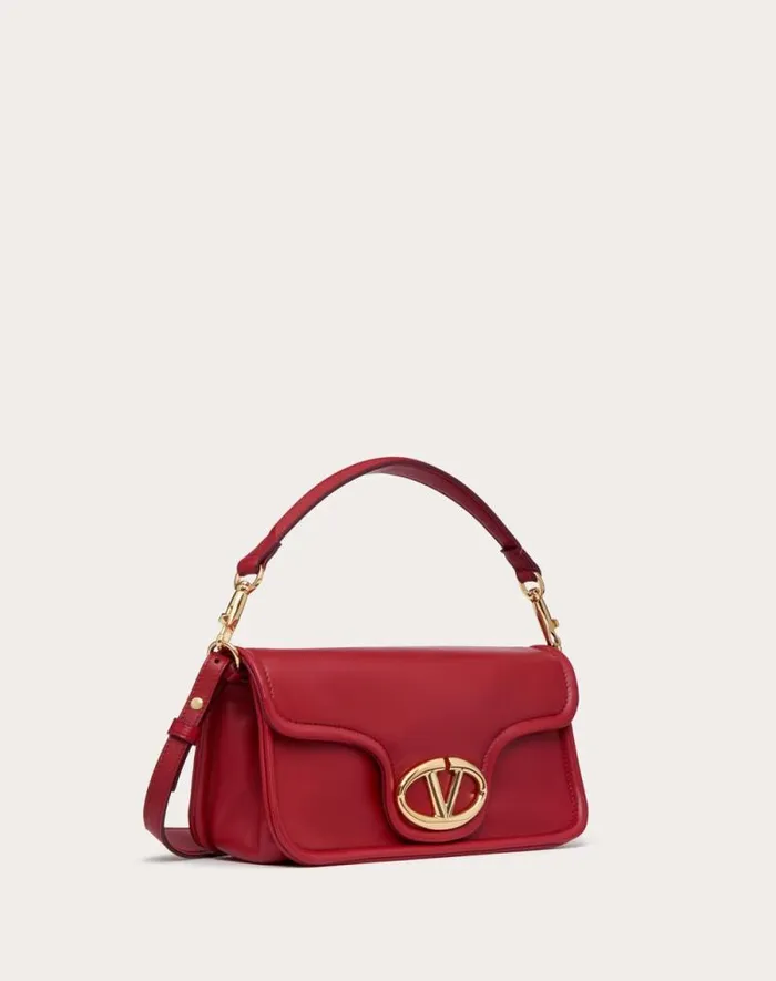 Valentino Shoulder Bags Woman Vlogo 1960 Nappa Leather Medium Shoulder Bag For Woman In Ivory Ivory