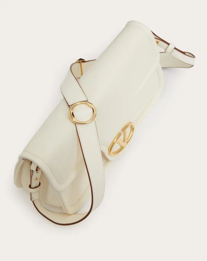 Valentino Shoulder Bags Woman Vlogo 1960 Nappa Leather Shoulder Bag For Woman In Black Black Valentino Shoulder Bags Woman Vlogo 1960 Nappa Leather Shoulder Bag For Woman In Black Black