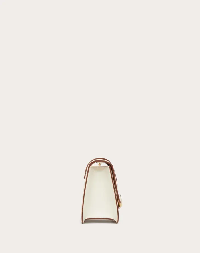 Valentino Shoulder Bags Woman Vlogo O039clock Small Nappa Leather Shoulder Bag With Chain For Woman In Ivory Ivory Valentino Shoulder Bags Woman Vlogo O039clock Small Nappa Leather Shoulder Bag With Chain For Woman In Ivory Ivory