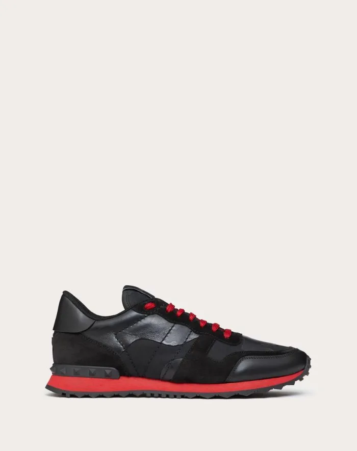 Valentino Sneakers Man For Man In Black Black Valentino Sneakers Man For Man In Black Black
