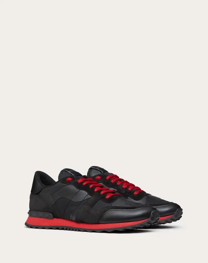 Valentino Sneakers Man For Man In Black Black Valentino Sneakers Man For Man In Black Black