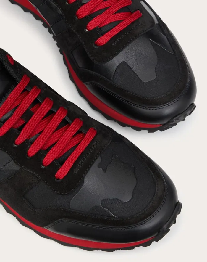 Valentino Sneakers Man For Man In Black Black Valentino Sneakers Man For Man In Black Black