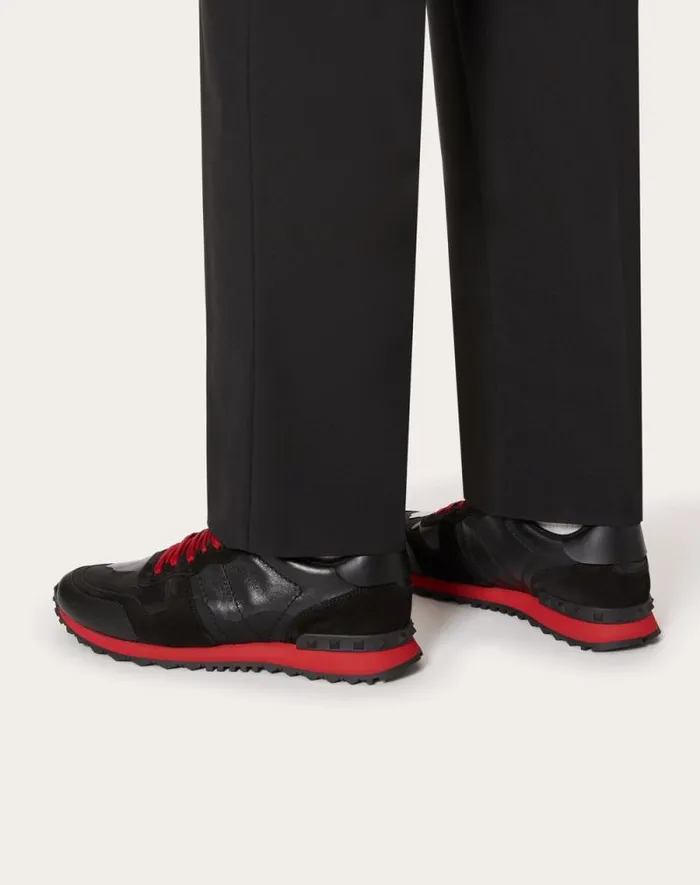 Valentino Sneakers Man For Man In Black Black Valentino Sneakers Man For Man In Black Black