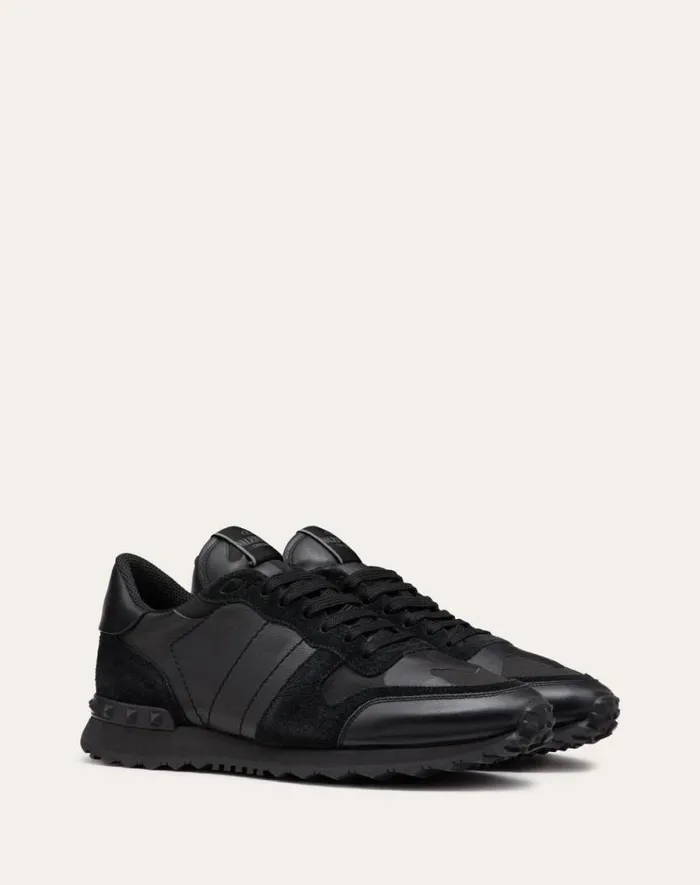 Valentino Sneakers Man For Man In Black Black Valentino Sneakers Man For Man In Black Black