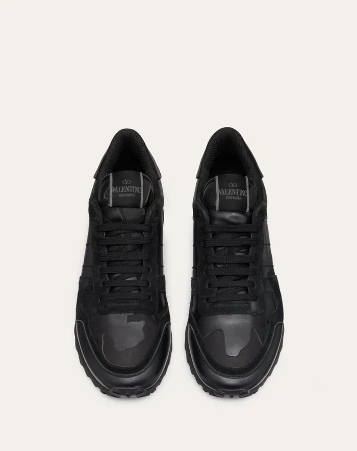 Valentino Sneakers Man For Man In Black Black Valentino Sneakers Man For Man In Black Black