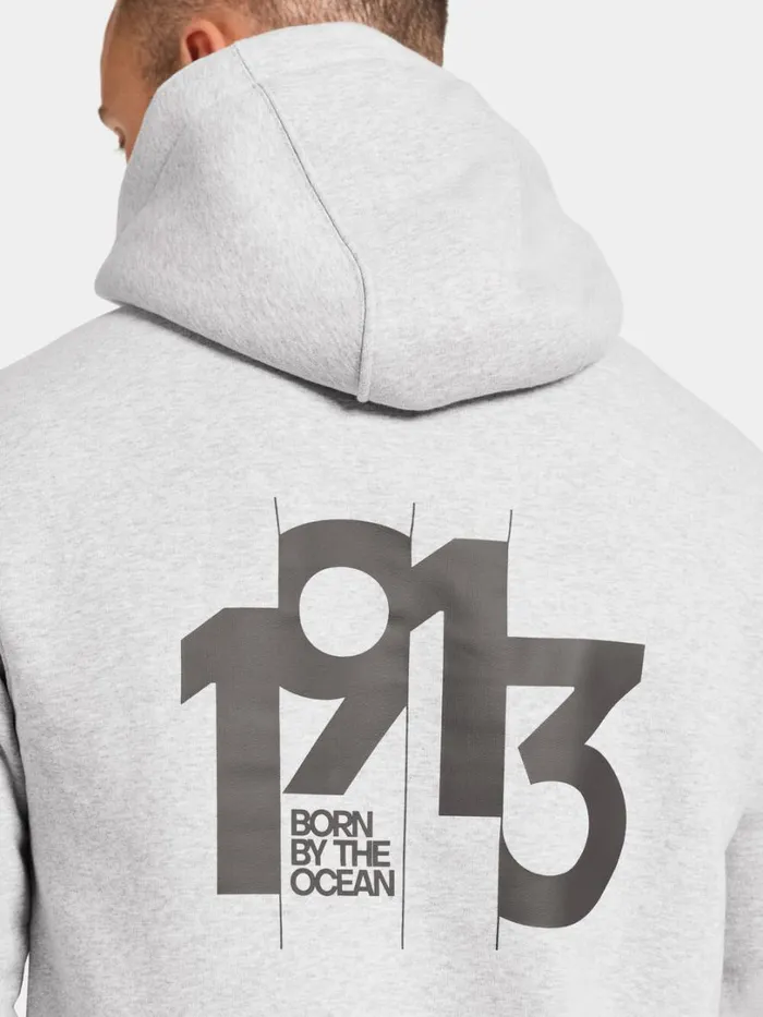 Ven Men039s Hoodie Aluminum Melangecoal Black Print Men Didriksons Hoodies and Sweatshirts