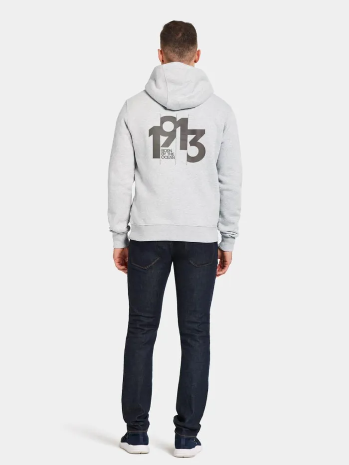 Ven Men039s Hoodie Aluminum Melangecoal Black Print Men Didriksons Hoodies and Sweatshirts