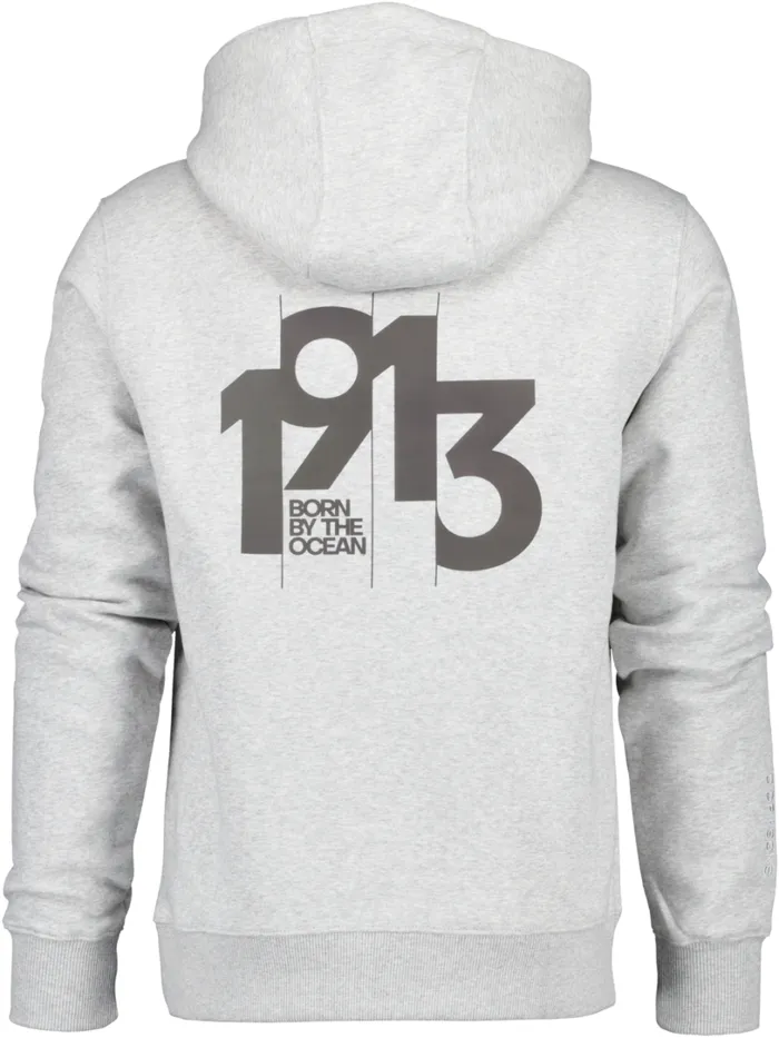 Ven Men039s Hoodie Aluminum Melangecoal Black Print Men Didriksons Hoodies and Sweatshirts