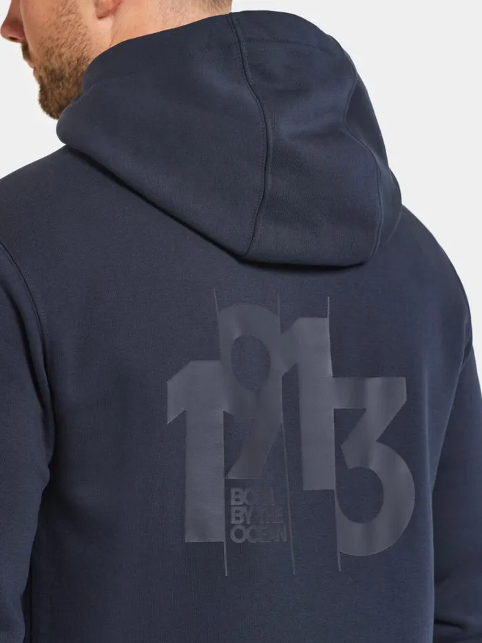 Ven Men039s Hoodie Navydark Print Men Didriksons Hoodies and Sweatshirts