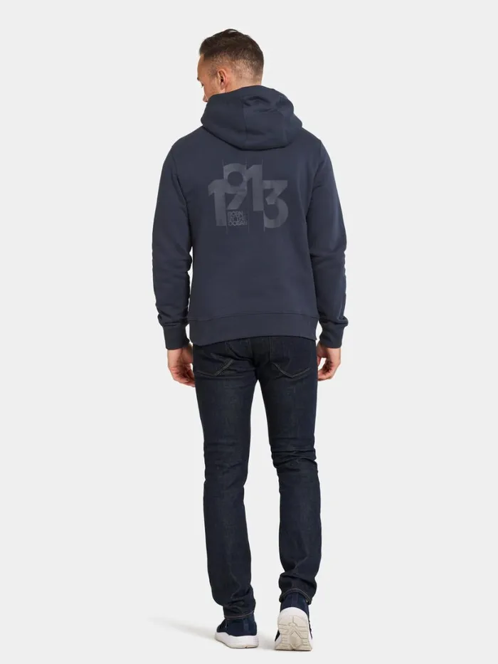 Ven Men039s Hoodie Navydark Print Men Didriksons Hoodies and Sweatshirts