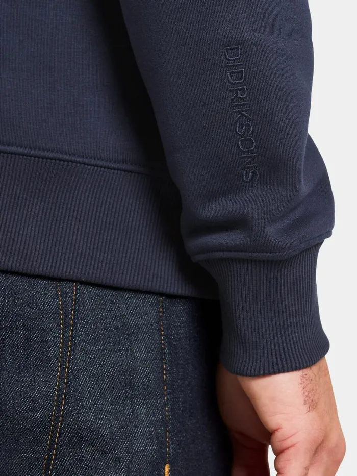 Ven Men039s Hoodie Navydark Print Men Didriksons Hoodies and Sweatshirts