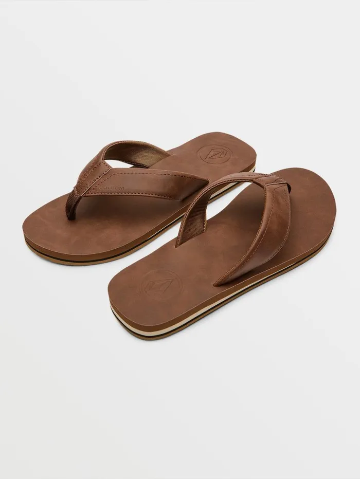 Victor LX Sandals 8211 Brown Mens Volcom Sandals