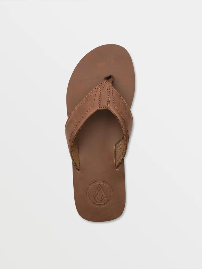 Victor LX Sandals 8211 Brown Mens Volcom Sandals