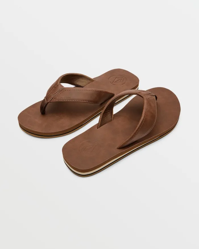 Victor LX Sandals 8211 Brown Mens Volcom Sandals