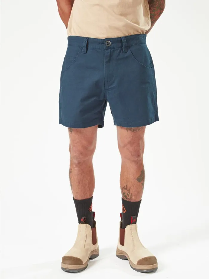 Volcom Workwear Bevel Work Shorts 8211 Navy Mens Volcom Shorts