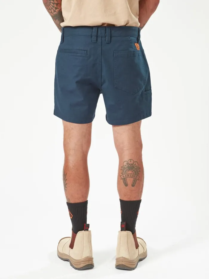 Volcom Workwear Bevel Work Shorts 8211 Navy Mens Volcom Shorts