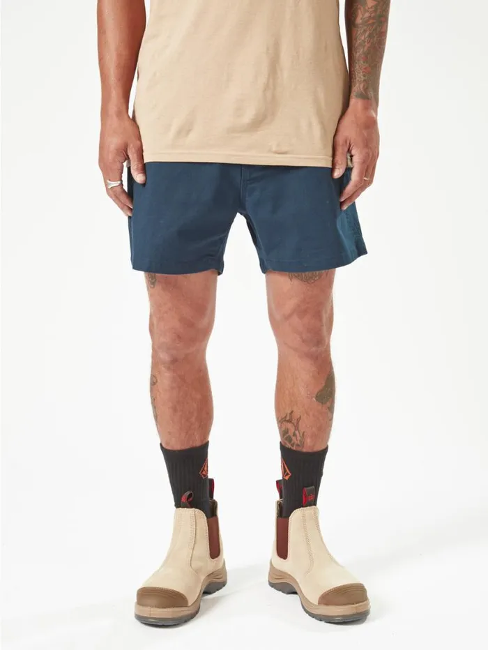Volcom Workwear Bevel Work Shorts 8211 Navy Mens Volcom Shorts
