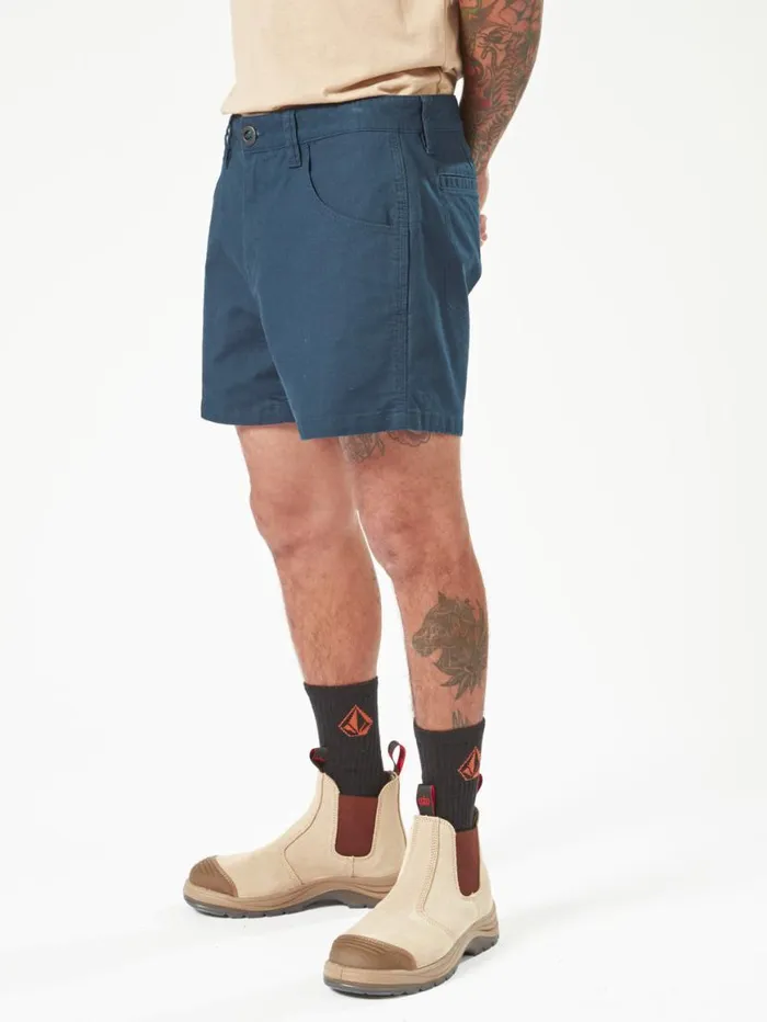 Volcom Workwear Bevel Work Shorts 8211 Navy Mens Volcom Shorts