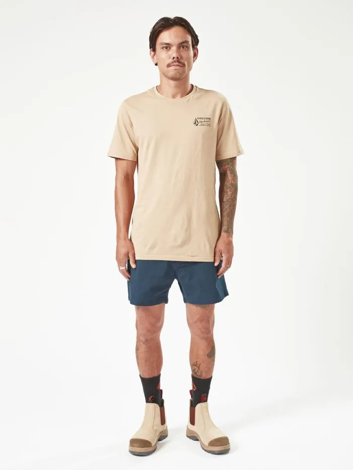 Volcom Workwear Bevel Work Shorts 8211 Navy Mens Volcom Shorts