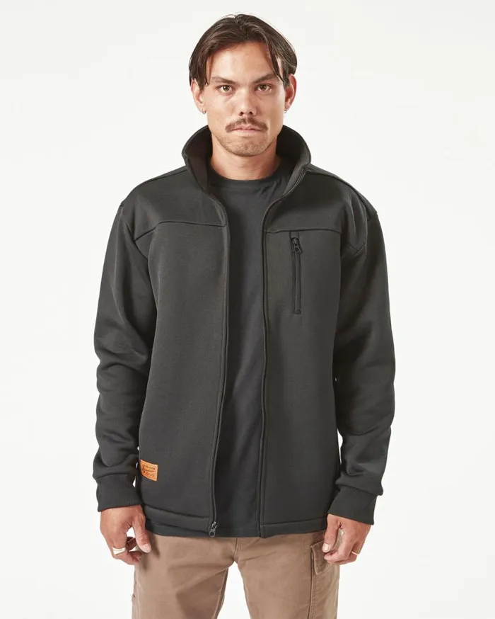 Volcom Workwear Bonded Fleece 8211 Black Mens Volcom Jackets