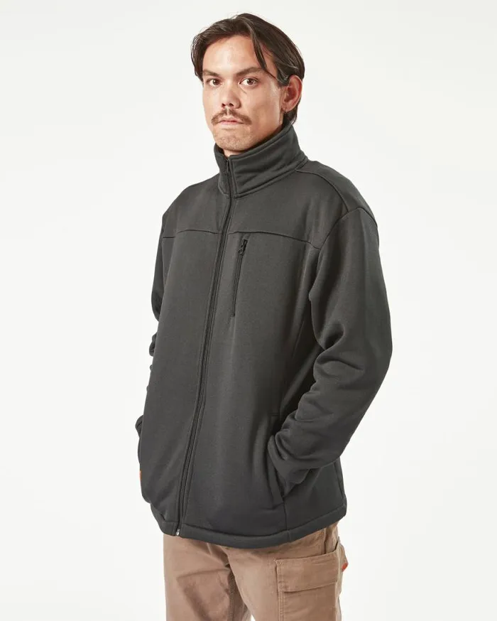 Volcom Workwear Bonded Fleece 8211 Black Mens Volcom Jackets