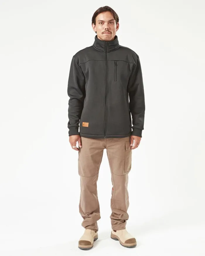 Volcom Workwear Bonded Fleece 8211 Black Mens Volcom Jackets
